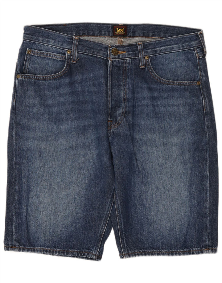 Lee Short en jean pour homme W34 Large Bleu Coton