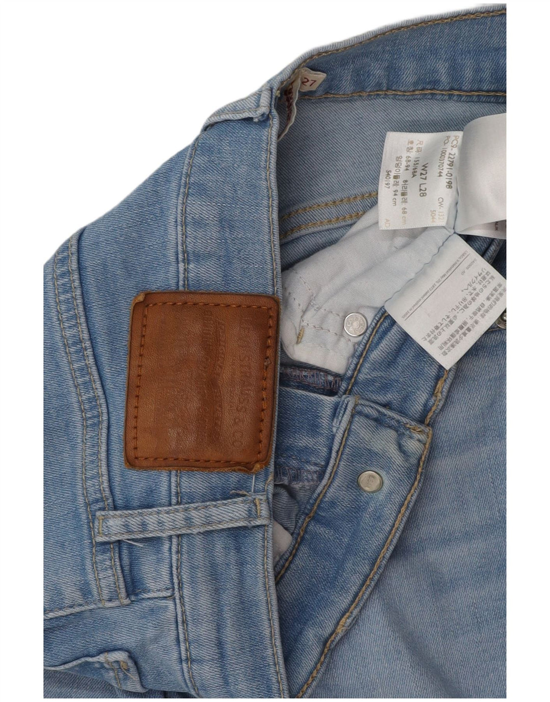 LEVI'S Jean Mile High Super Skinny Femme W27 L28 Bleu Coton