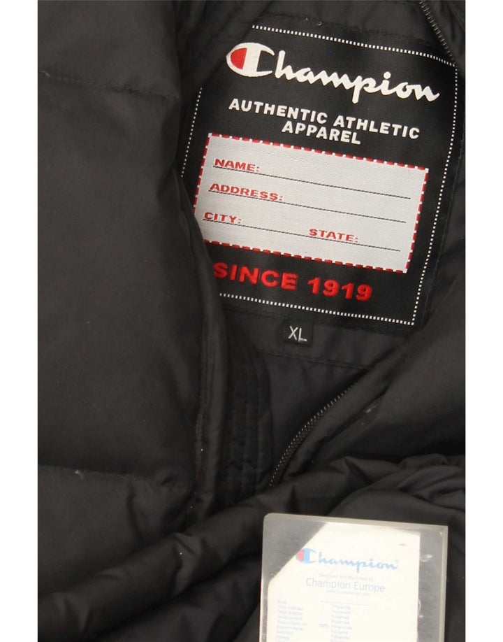 Champion Gilet rembourré homme UK 42 XL Noir Polyamide