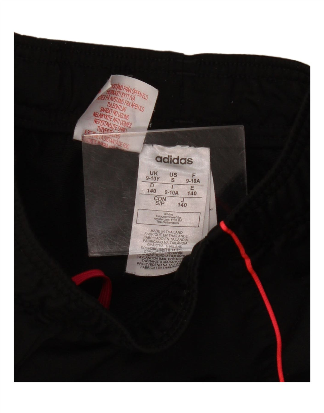 ADIDAS Pantalon de survêtement fille Joggers 9-10 ans Noir Polyester