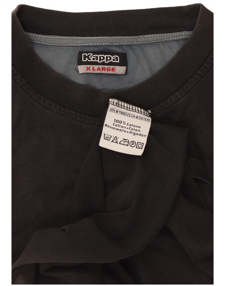 Kappa Débardeur Homme XL Noir Coton