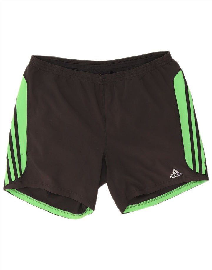 Adidas Hommes Climacool Sport Shorts XL Noir Colorblock Polyester