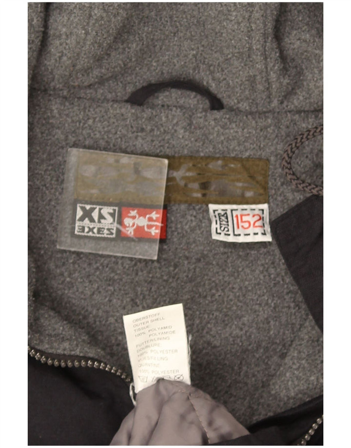 XS Exes Veste coupe-vent à capuche garçon 12-13 ans Noir Polyamide