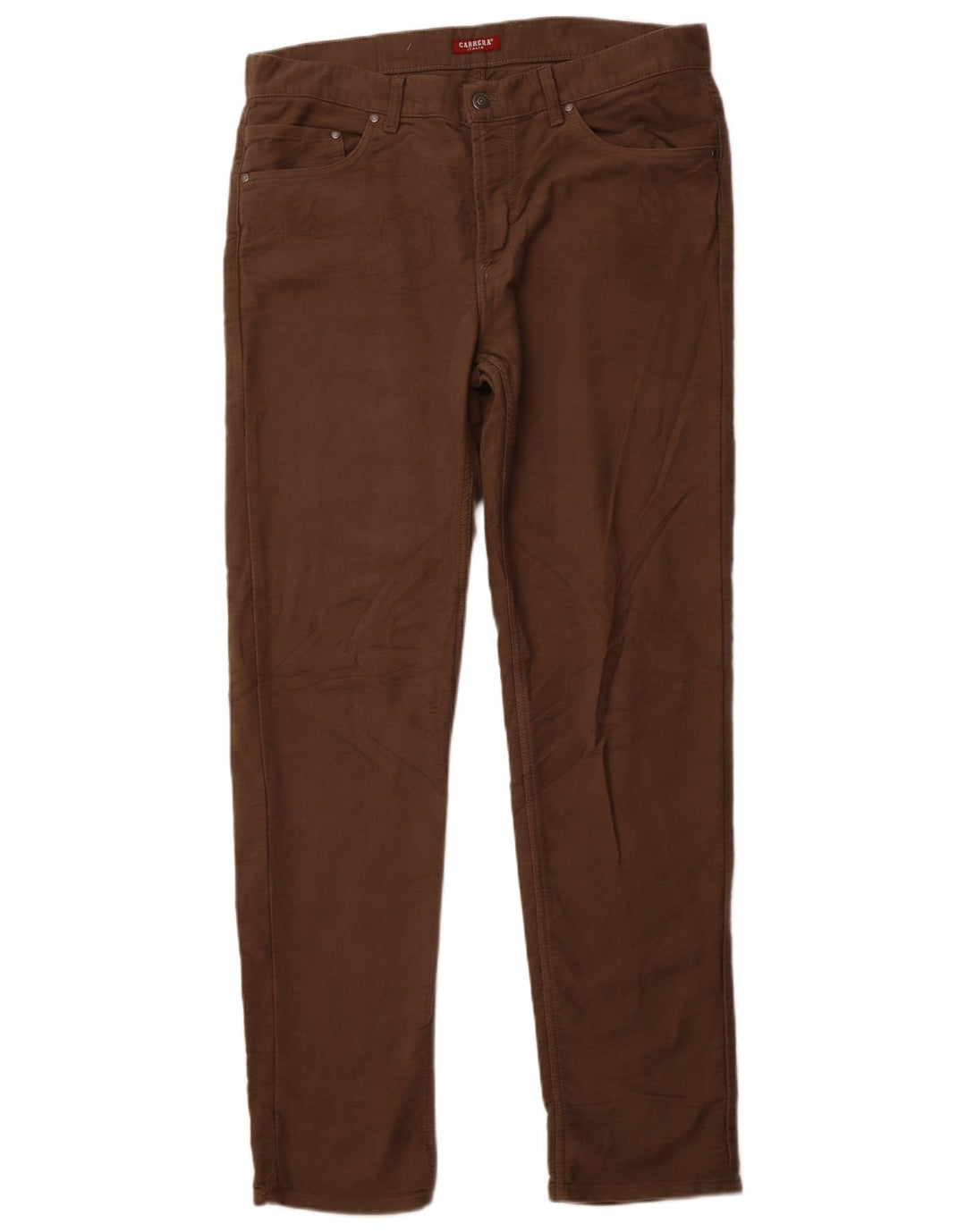 CARRERA Pantalon décontracté Regular Femme W36 L32 Marron Coton