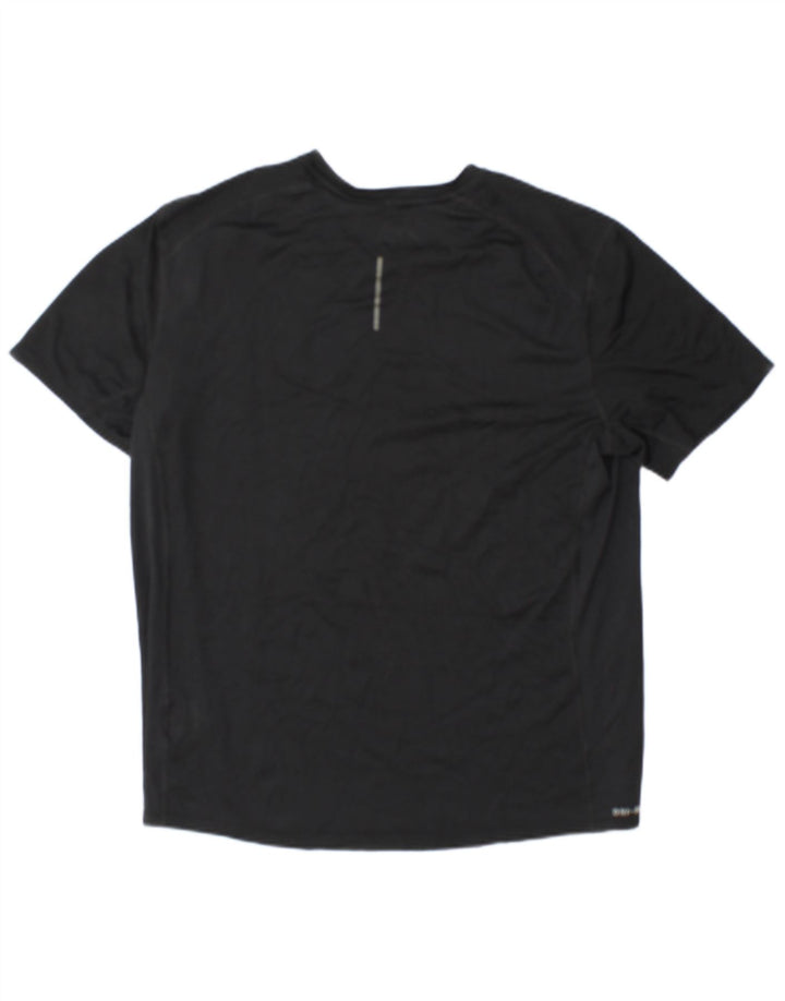 Nike Hommes Dri Fit T-Shirt Haut Large Noir Polyester