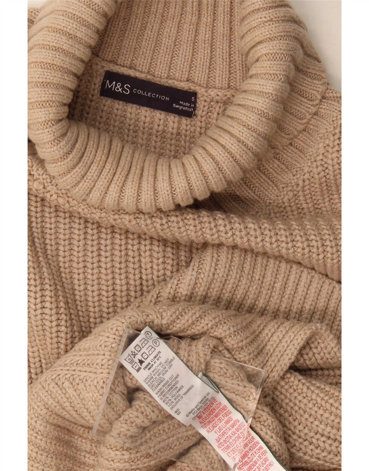 Marks & Spencer Débardeur long surdimensionné pour femme UK 10 Small Beige