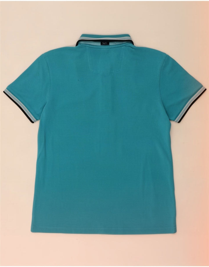 Hugo Boss Polo Regular Fit Rayé Bleu Moyen Homme