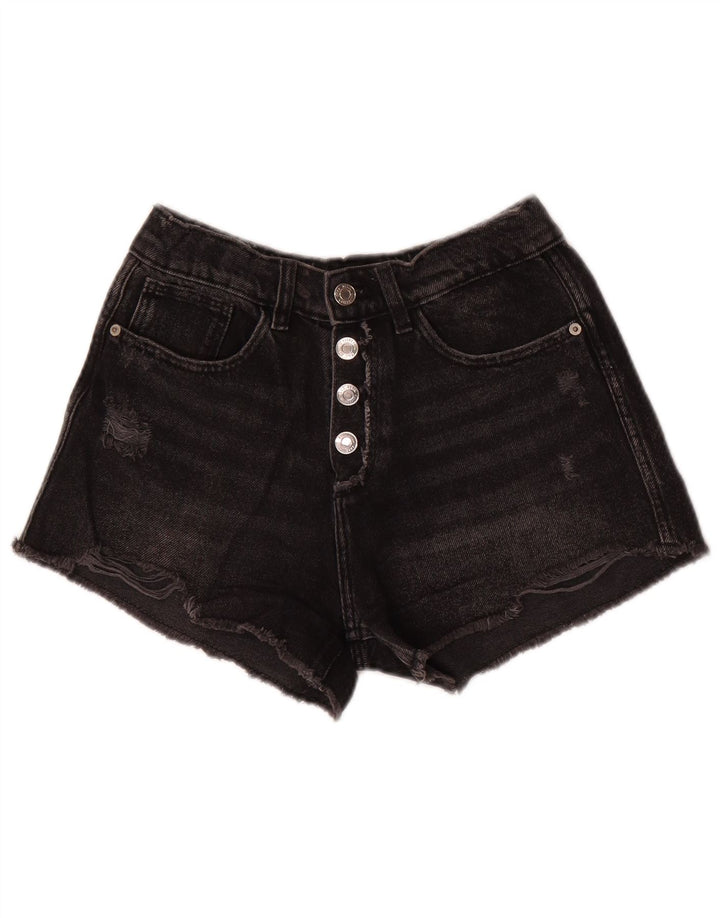 ZARA Short en jean vieilli pour fille 9-10 ans W24 Gris