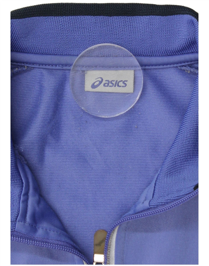 Asics Veste de survêtement pour femme UK 12 Violet moyen Polyester