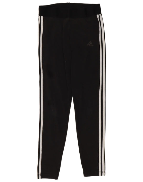 Adidas Leggings Femme UK 12/14 Coton Noir Moyen