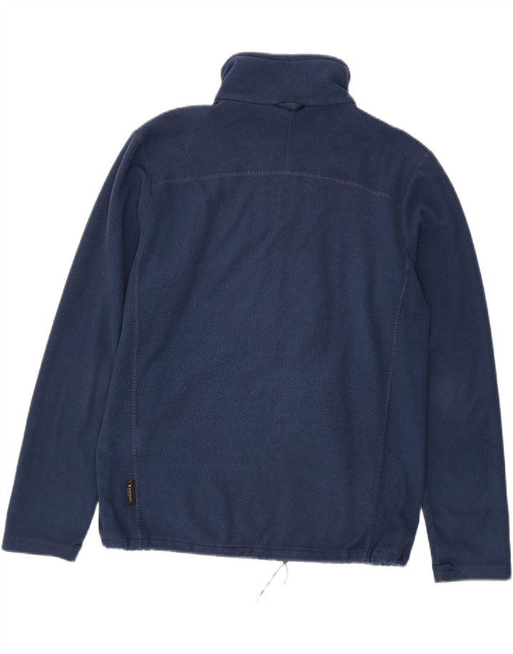 Jack Wolfskin Veste polaire doublée pour homme UK 42 Large Bleu marine Polyester