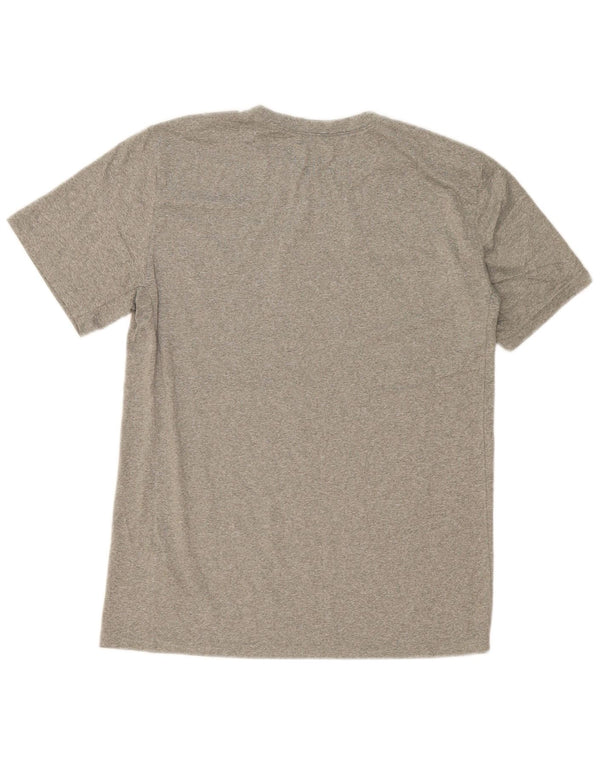 Nike Homme Dri Fit Graphic T-Shirt Haut Gris Moyen Polyester