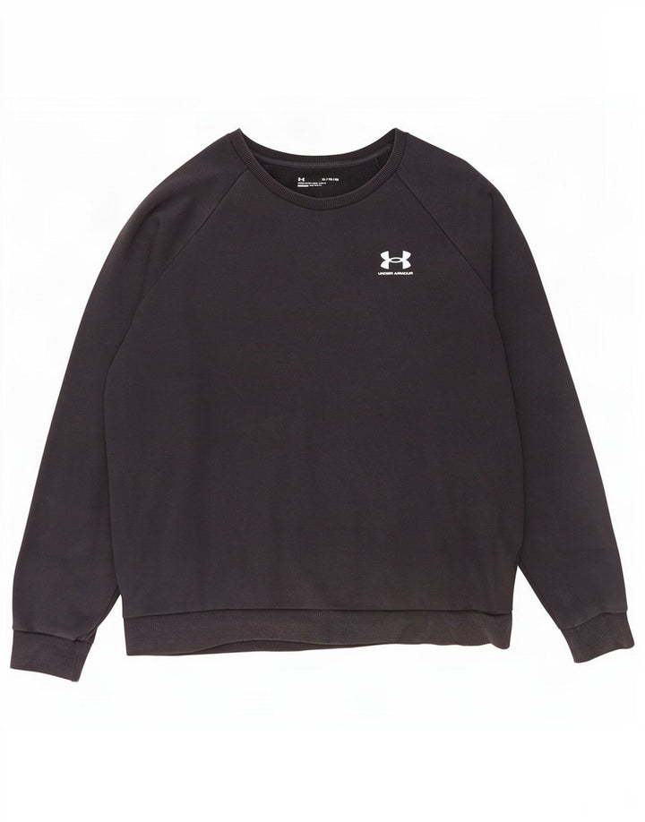 Under Armour Sweatshirt Jumper XL Noir Coton Homme