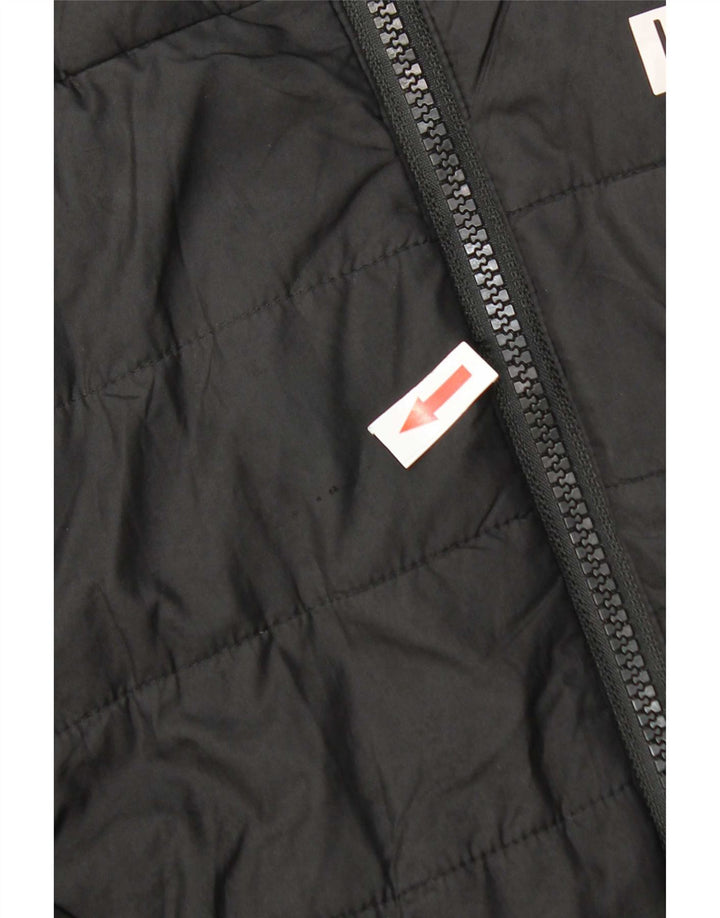 Puma Veste matelassée à capuche garçon 11-12 ans Noir Polyester
