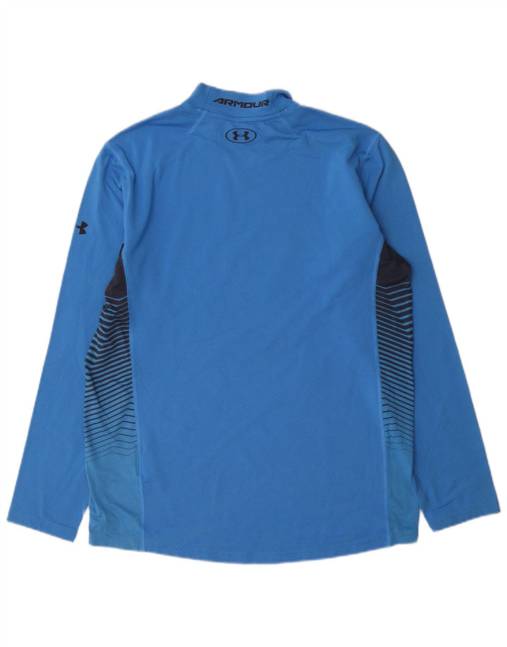 Under Armour Haut à Manches Longues Homme Bleu Polyester