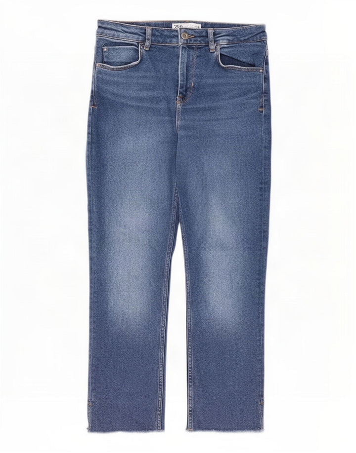 Zara Jean droit pour femme EU 40 Medium W30 L26 Bleu
