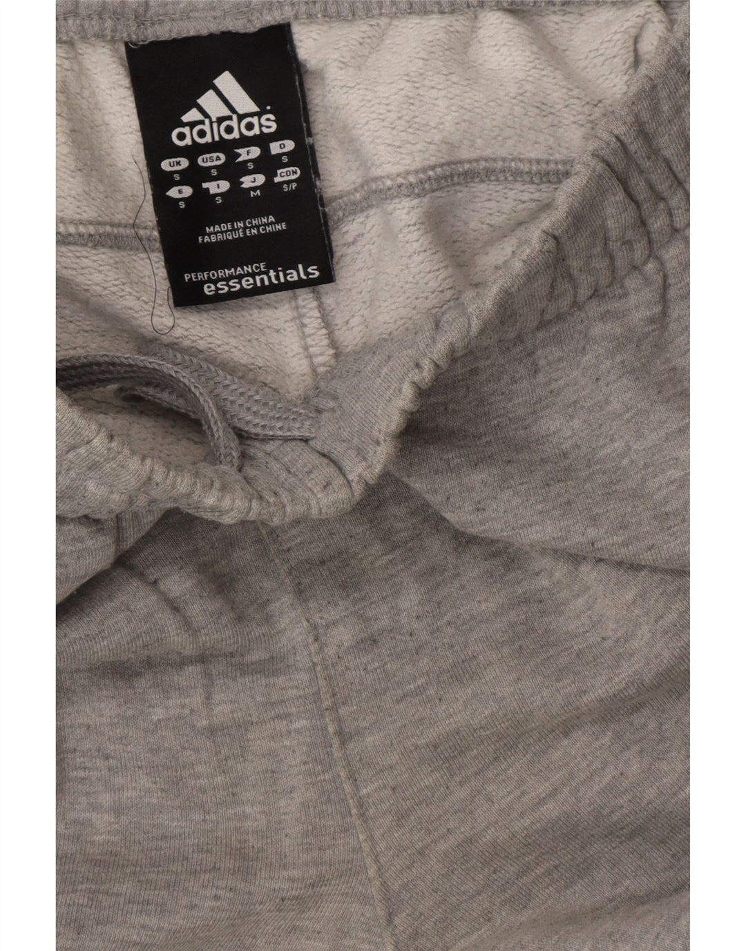 Adidas Pantalon de survêtement pour homme Petit coton moucheté gris