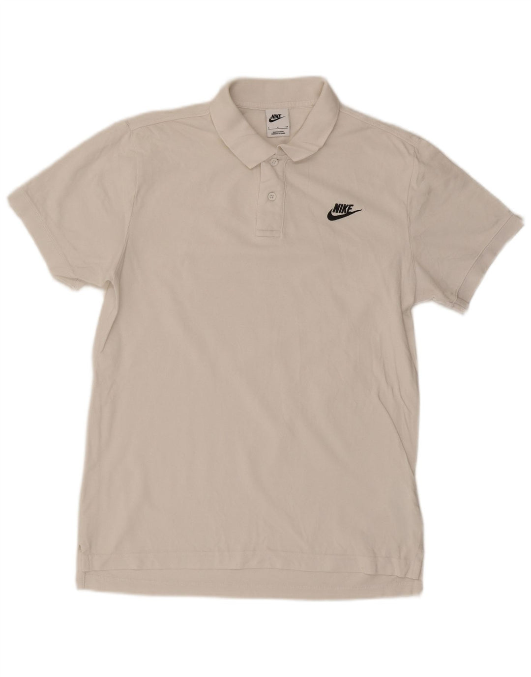 Nike Polo Homme Petit Blanc Coton
