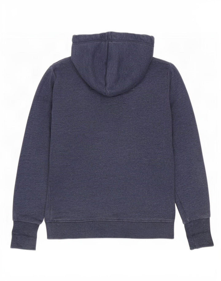 Superdry Pull à capuche en coton bleu marine moyen pour homme