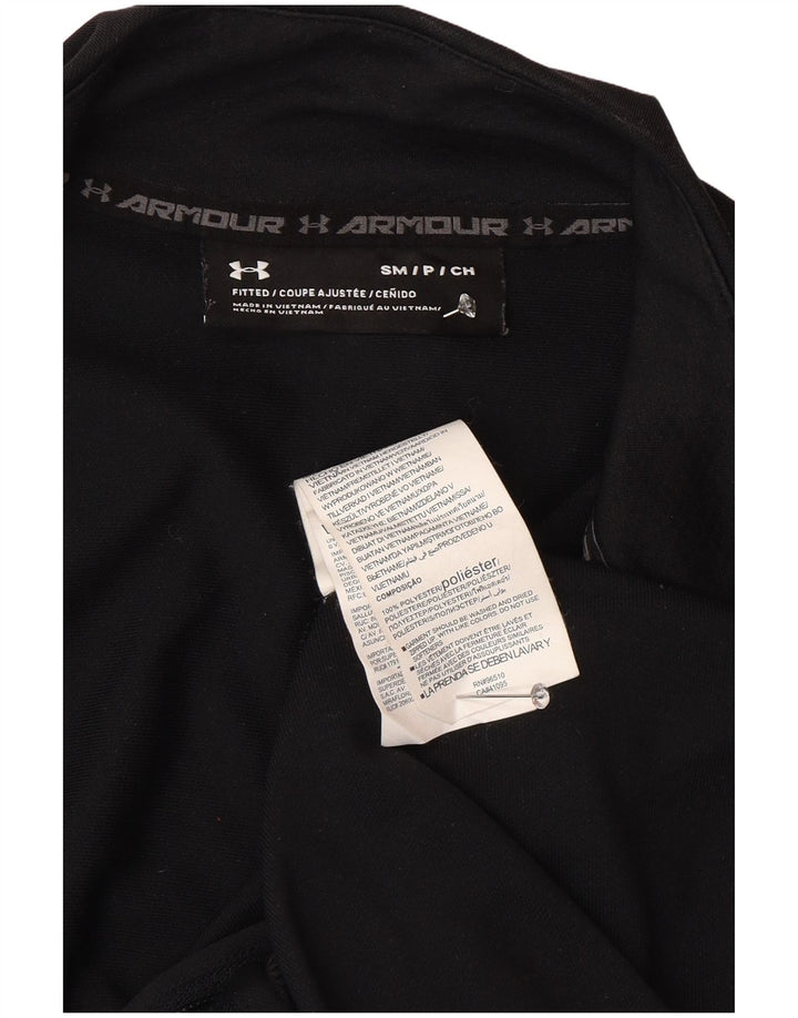 Under Armour Veste de Survêtement Graphique Ajustée Homme Petit Noir Polyester