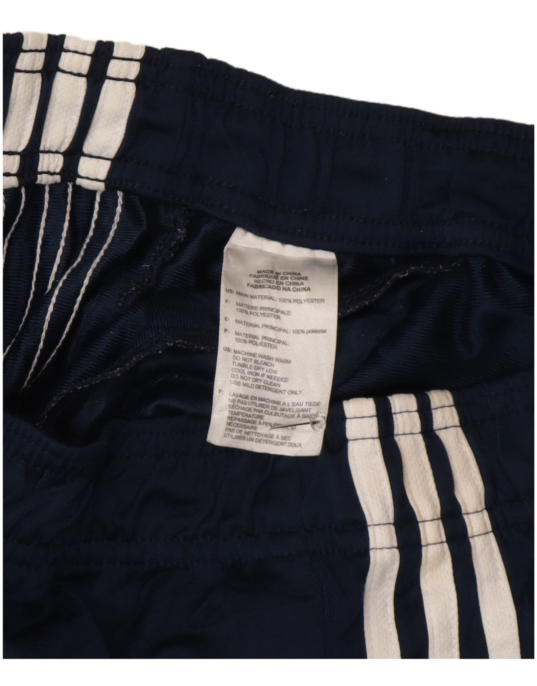 Adidas Pantalon de survêtement pour homme Bleu marine moyen Polyester