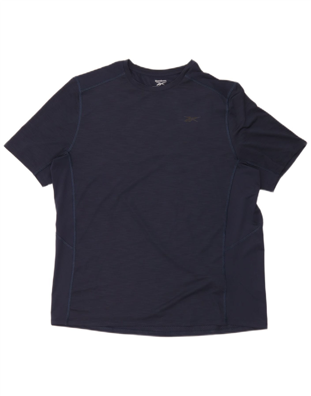 Reebok T-Shirt Homme Haut Large Bleu Marine Polyester