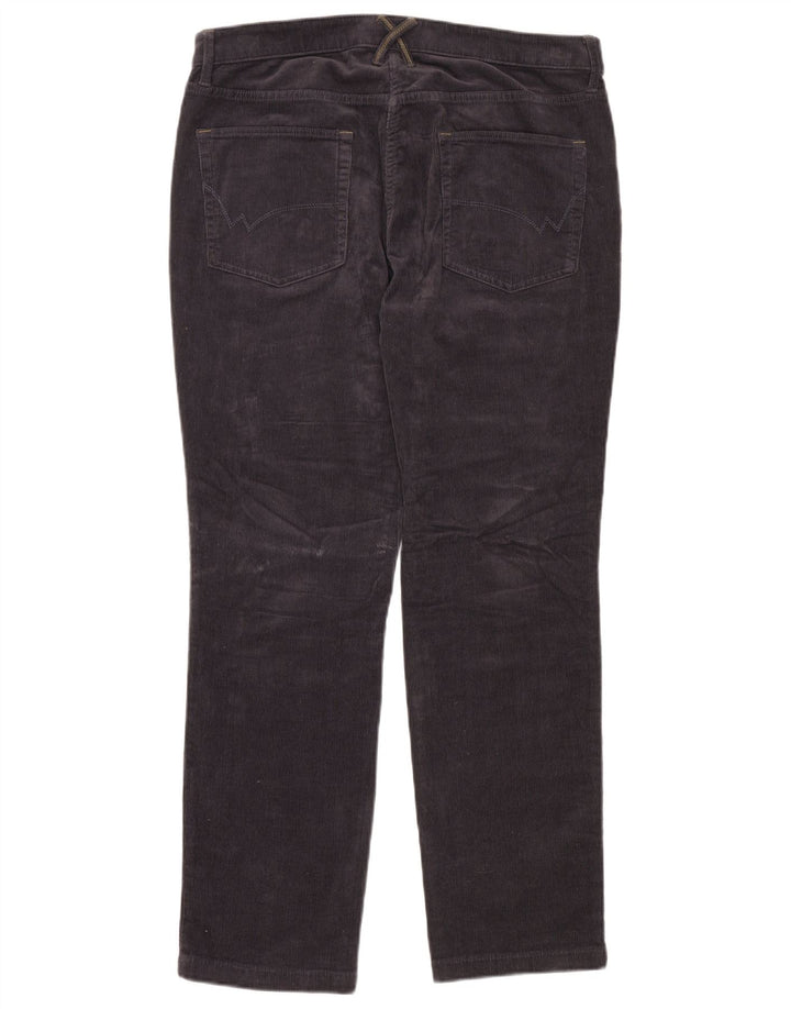 WHITE STUFF Pantalon droit en velours côtelé pour homme UK 16 Large W32 L32 Bleu marine