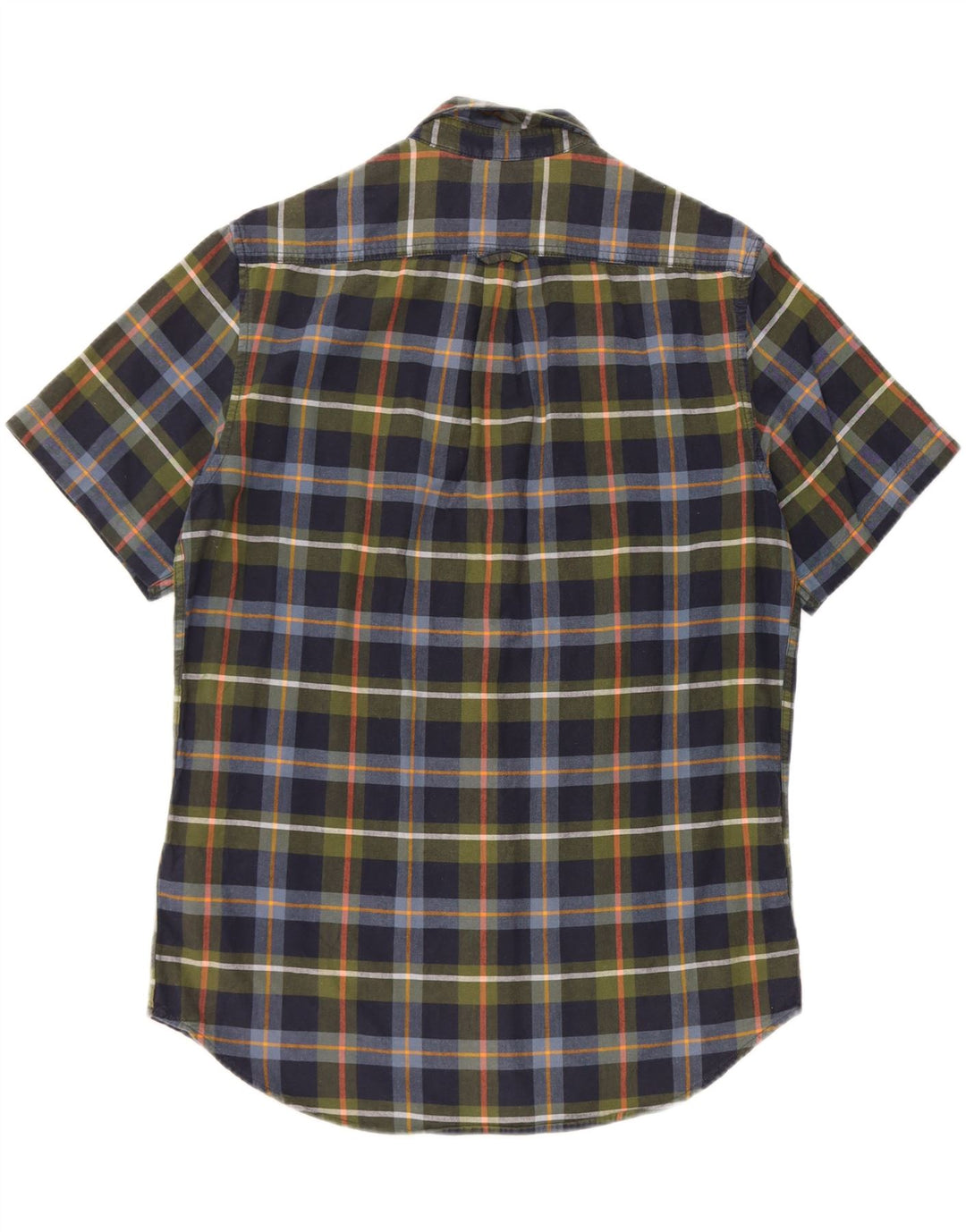 Timberland Chemise à manches courtes homme bleu marine moyen à carreaux en coton