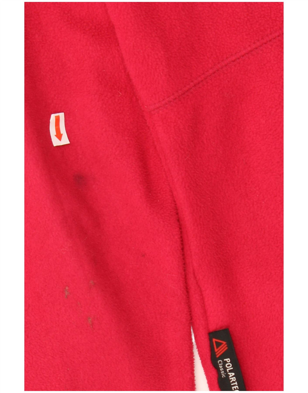 JACK WOLFSKIN Veste polaire à capuche graphique pour femme UK 10 Small Rouge