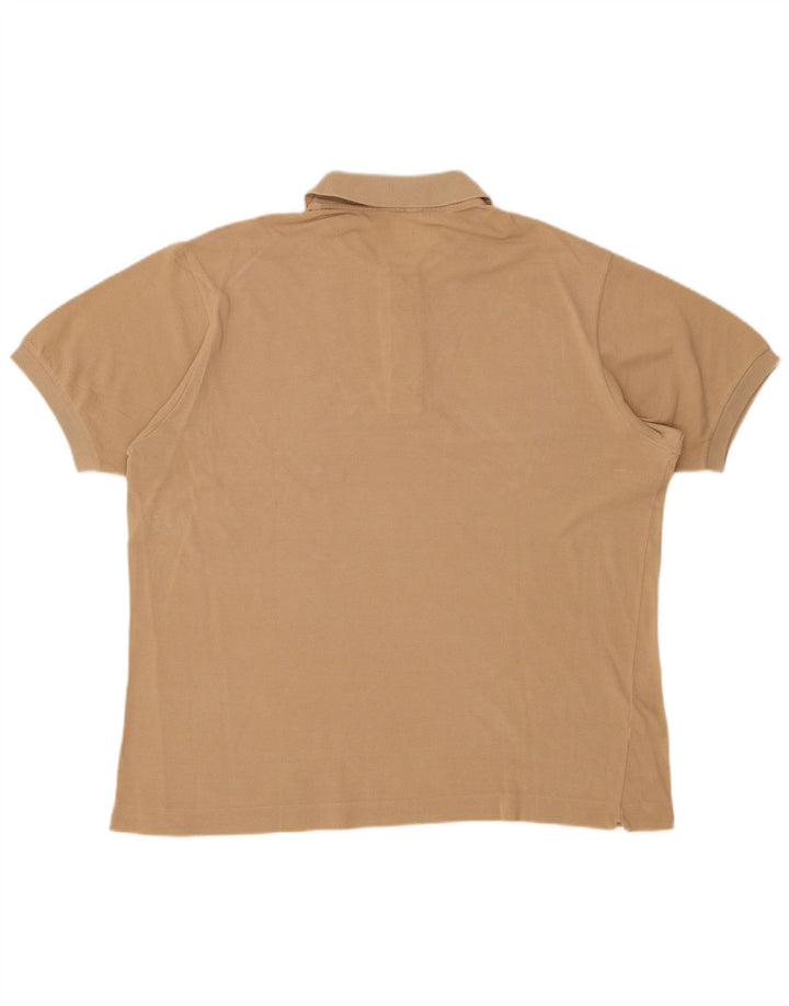 LACOSTE Polo Homme Taille 5 Grand Coton Beige