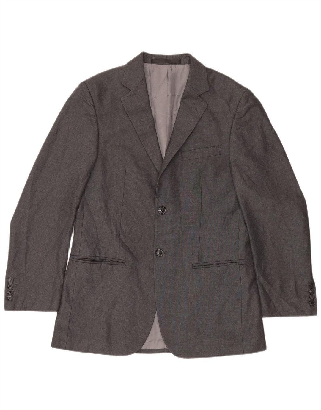 Marks & Spencer Veste blazer à 2 boutons pour homme UK 38 Gris moyen Polyester