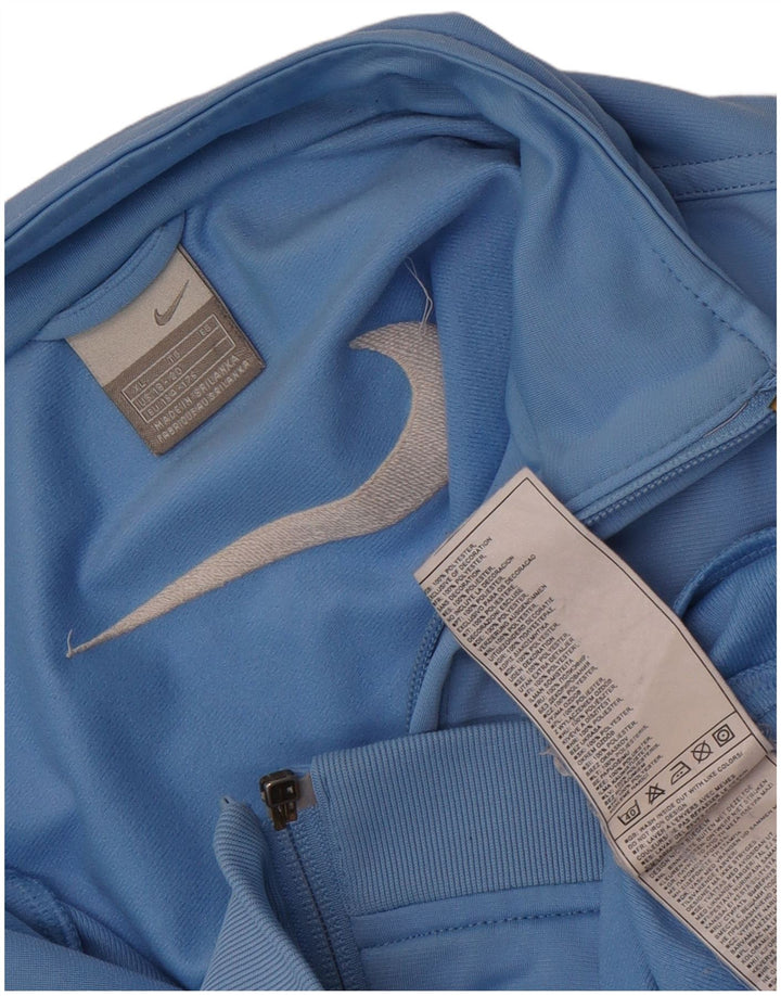 Veste de survêtement Nike garçon graphique 13-14 ans XL bleu polyester