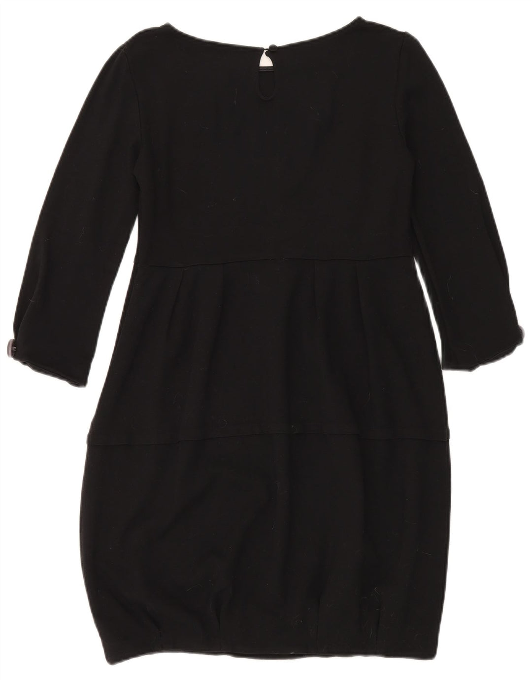 Max & Co. Robe bulle à manches 3/4 pour femme UK 14 Large Viscose noire