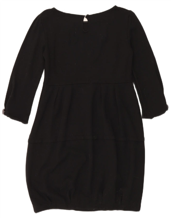 Max & Co. Robe bulle à manches 3/4 pour femme UK 14 Large Viscose noire