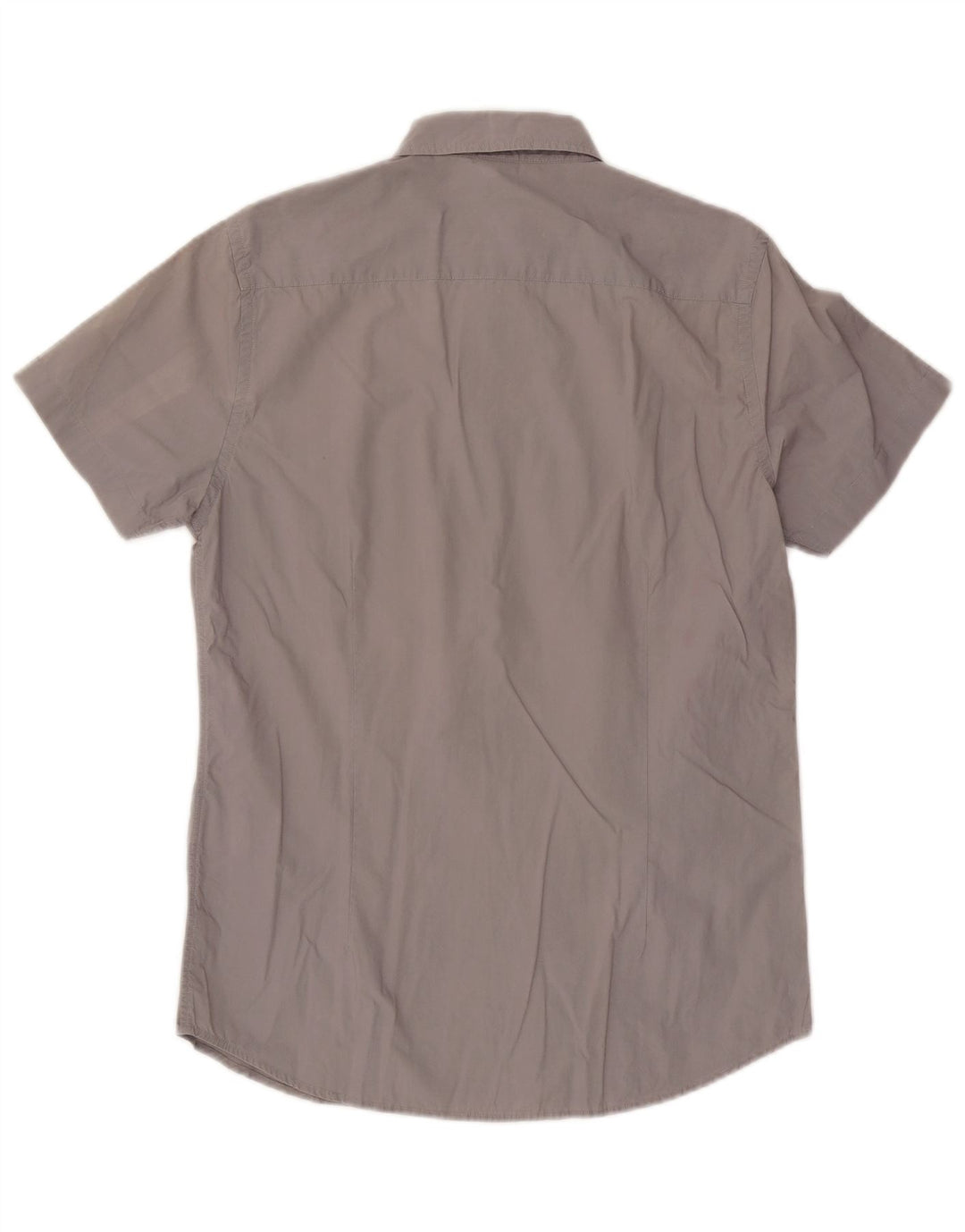 Murphy & Nye Chemise à Manches Courtes Homme Gris Moyen Coton