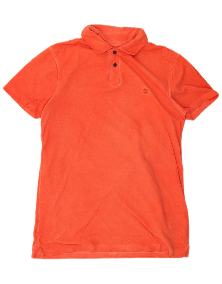 Timberland Polo Homme Orange Moyen Coton