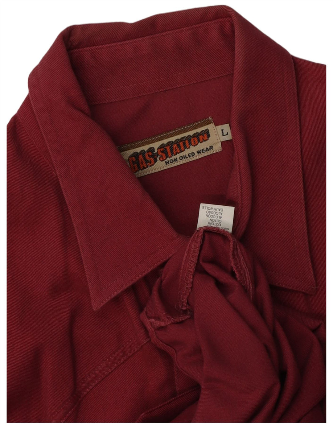 Chemise Homme Vintage Grand Coton Bordeaux