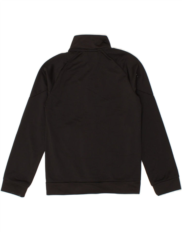 PUMA Boys Graphic Tracksuit Top Jacket 9-10 Years Black Polyester Vintage Puma and Second-Hand Puma from Messina Hembry 