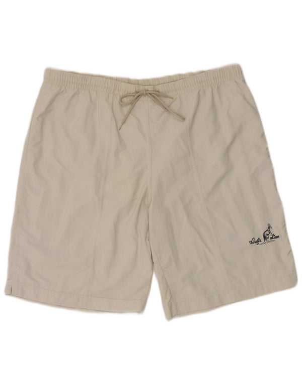 AUSTRALIAN L'ALPINA Short de sport homme taille 54 2XL gris polyamide