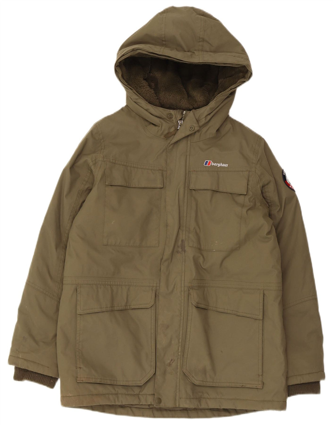 Berghaus Parka à capuche garçon 11-12 ans Kaki Polyamide