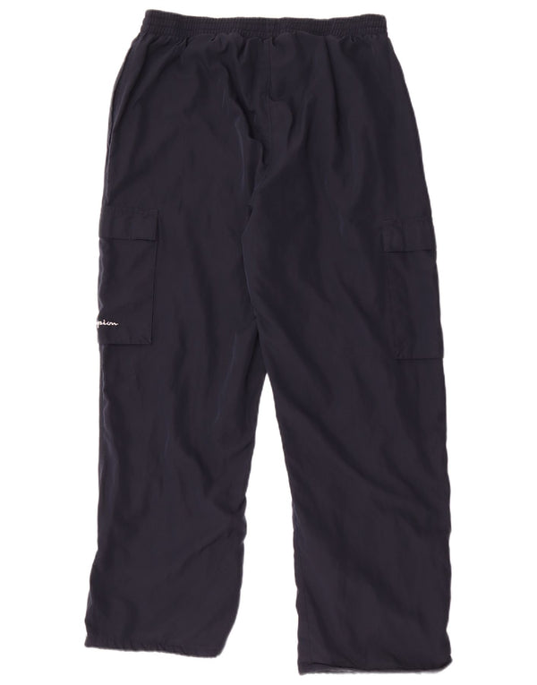 Champion Pantalon Cargo Coupe-Vent Homme Bleu Marine Large