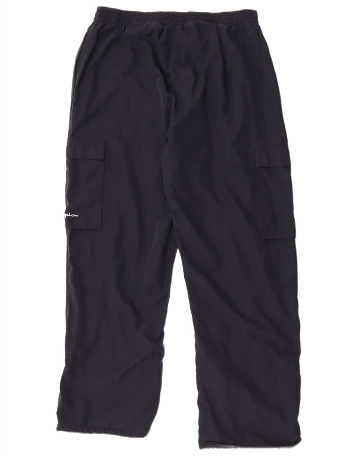 Champion Pantalon Cargo Coupe-Vent Homme Bleu Marine Large