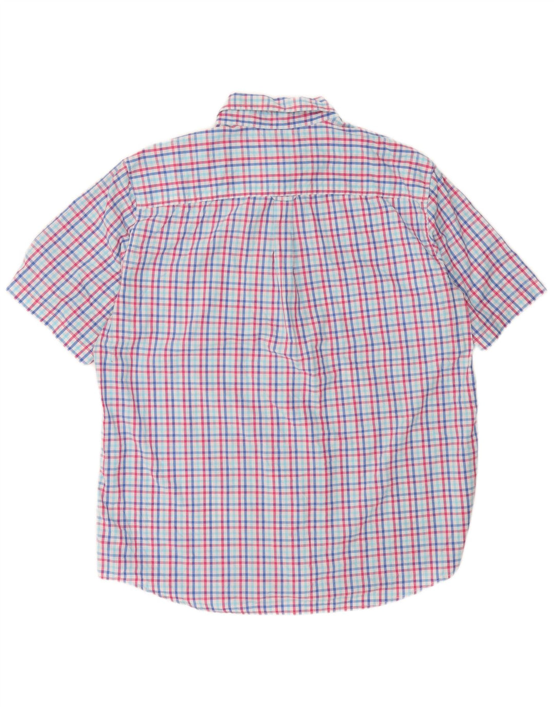 Chaps Chemise à manches courtes pour homme facile d'entretien 2XL en coton à carreaux multicolore