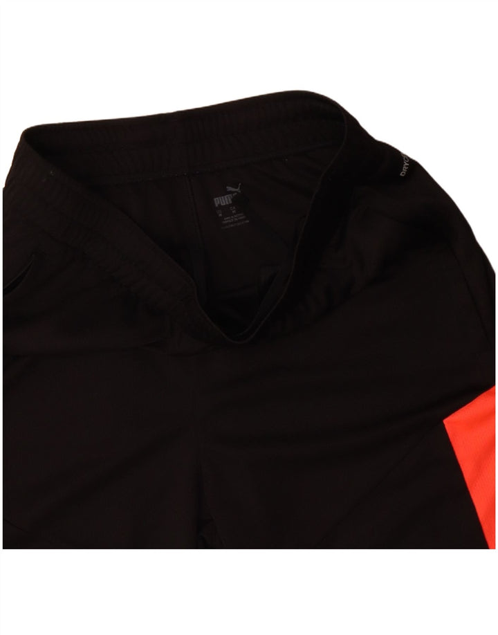 Puma Short de Sport Homme Noir Moyen Polyester Colorblock