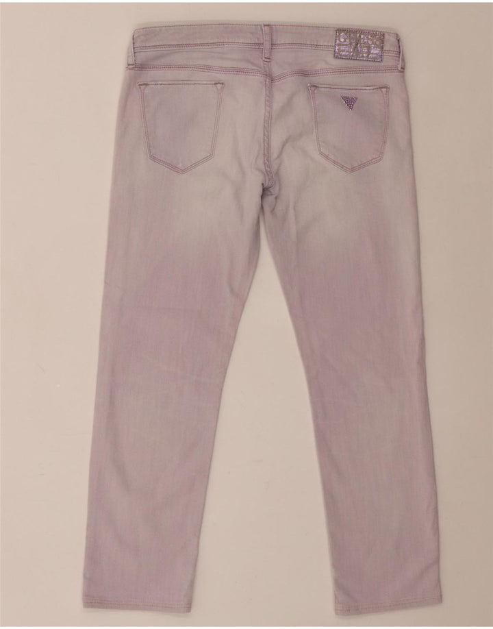 Guess Jean Slim Femme W30 L26 Violet Coton
