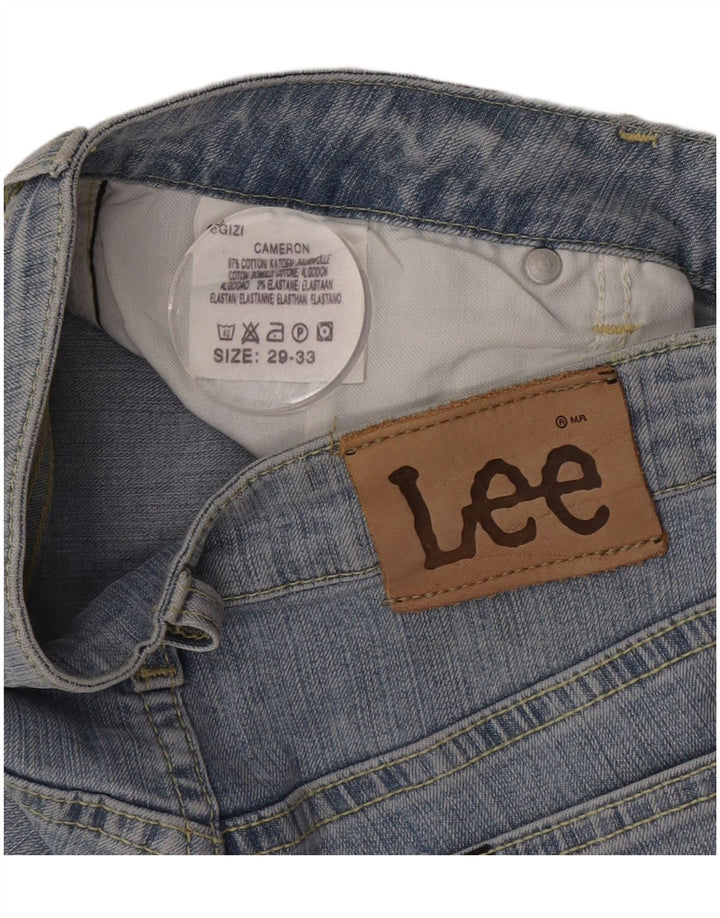 Lee Cameron Jean Droit Femme W29 L33 Bleu Coton
