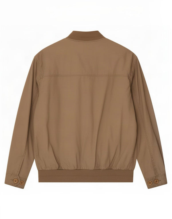 Veste Bomber Homme Vintage IT 52 XL Coton Beige