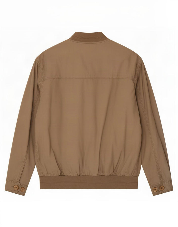 Veste Bomber Homme Vintage IT 52 XL Coton Beige