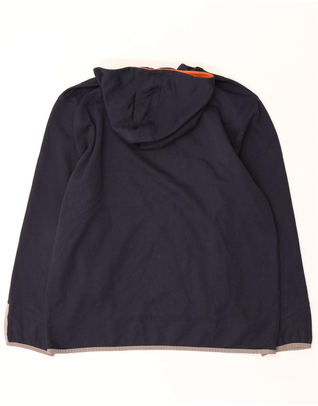 Adidas Pull à capuche zippé pour homme Bleu marine moyen Polyester