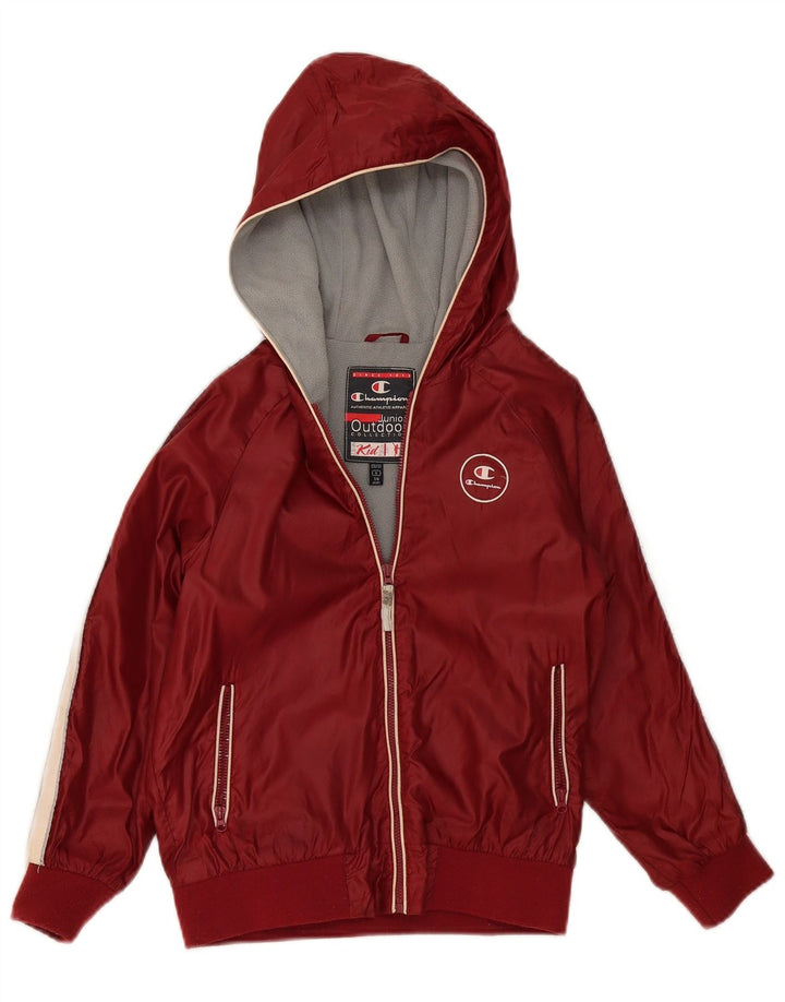 Champion Veste coupe-vent pour garçon 7-8 ans Petit color block bordeaux